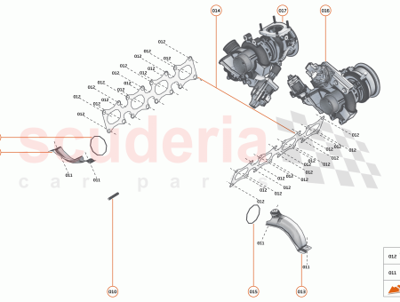 Photo of NUT EXHAUST MANIFOLD FLANGED M8…
