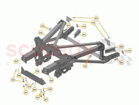 Photo of CRASH CAN REAR FRAME REPAIR ASSEMBLY LH…