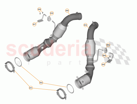 Photo of Hanger Bracket Link Pipe Exhaust RH…