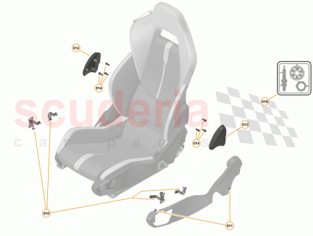 Photo of Bracket Kit Side Valance to Seat Base…