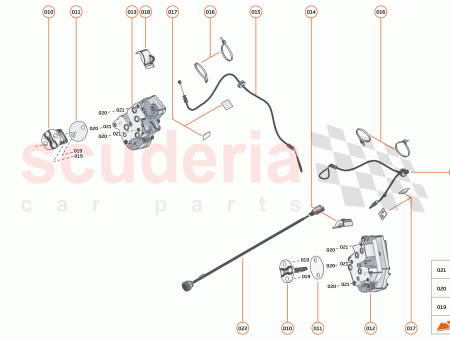Photo of CABLE DOOR LATCH MECHANICAL RELEASE…