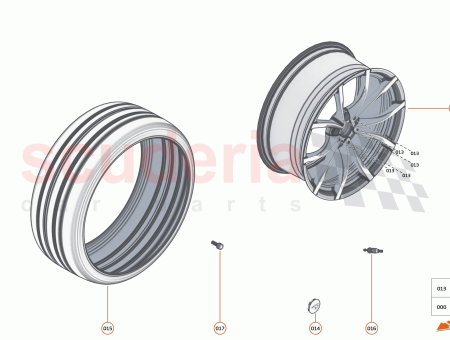 Photo of ASSY TYRE PIRELLI PZERO 235 35 19 FR…