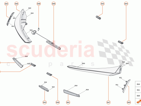 Photo of ASSY LAMP CHMSL WING LT…