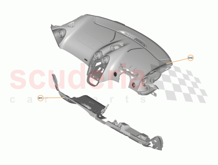 Photo of ASSY UPPER FACIA RHD PDC…