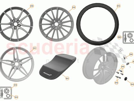 Photo of WHEEL GT VARIANT 20X10 0 REAR…
