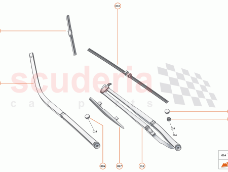 Photo of SUPPORT WIPER COVER LH…