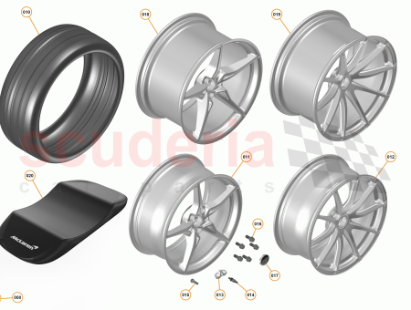 Photo of TYRE PIRELLI 305 30R20 TROFEO REAR…