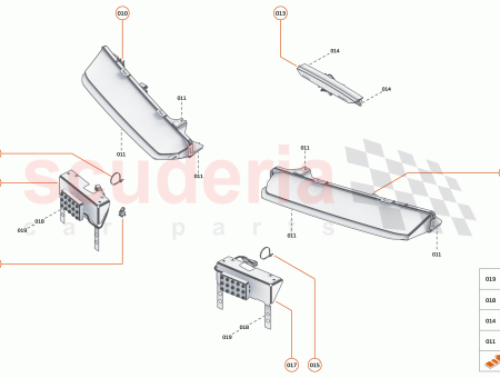 Photo of ASSY RAINLIGHT LONGI COVER RH…