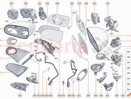 Photo of MIRROR BACKPLATE CONVEX LH…