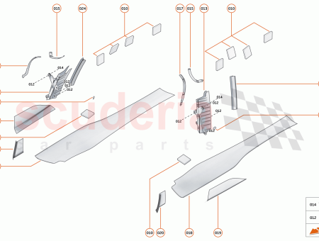 Photo of DOOR CAVITY FOAM BLOCK LH UPPER…