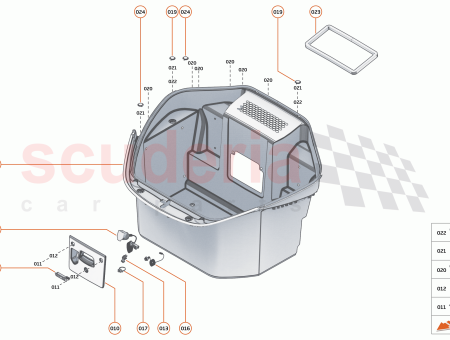 Photo of LUGGAGE BIN FRNT…