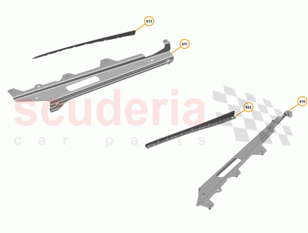 Photo of BRACKET REAR QUARTER GLASS RH…