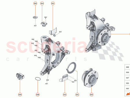 Photo of UPRIGHT SUSPENSION REAR RH…