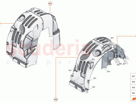 Photo of WHEEL ARCH LINER RR RH 1…