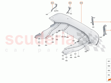 Photo of BRKT DIFFUSER CENTRE LH…