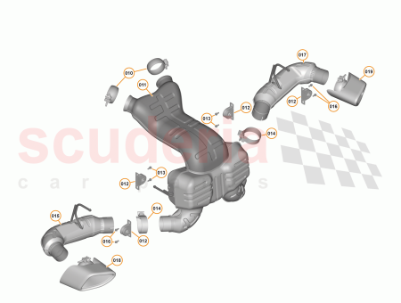 Photo of Muffler inc Heatshield China Only 570S Spider…