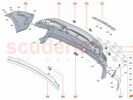 Photo of ASSY RR BUMPER PTS REV…