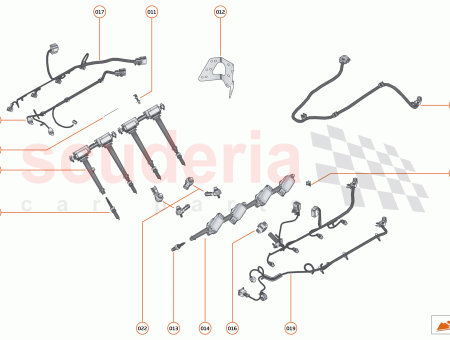 Photo of HARNESS ENGINE LINK INJECTORS LH…
