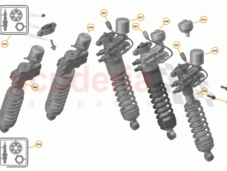 Photo of ASSY ACTUATOR FR RH LIFT METAL BELLOW ACCUMULATOR…