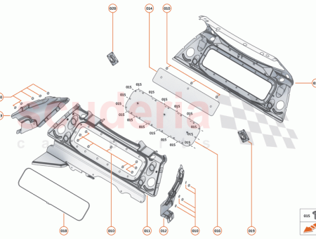 Photo of NVH BULKHEAD UPPER REAR LH…