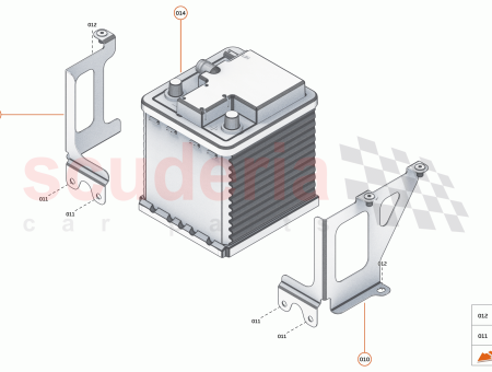Photo of CLAMP LV BATTERY LH…