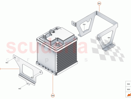 Photo of CLAMP BATTERY RR…