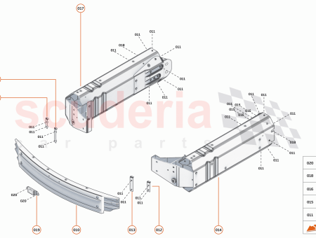 Photo of ASSY FRONT CRASH STRUCTURE LH…