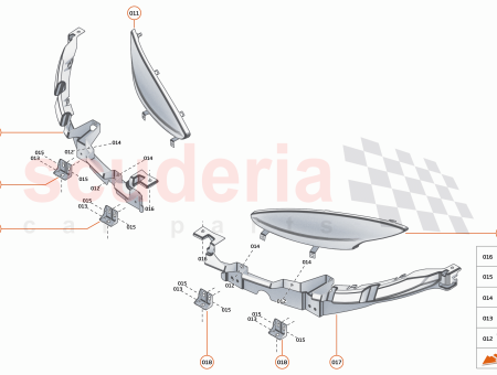 Photo of REAR GRILLE RH…