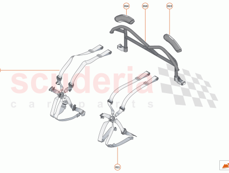 Photo of ASSY HARNESS BAR FOAM LH US…