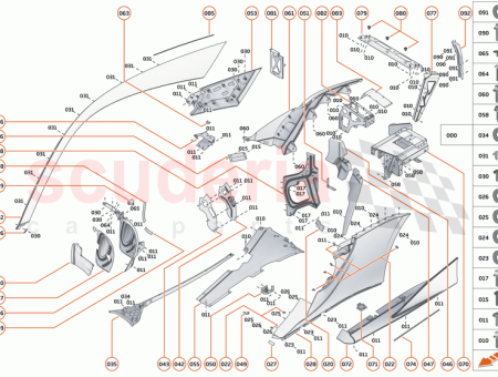 Photo of SUPPORT BRACKET FENDER REAR LH…