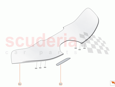 Photo of ASSY LENS REAR WING…