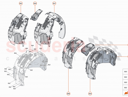 Photo of WHEEL ARCH LINER FRT LH LT TRIM…