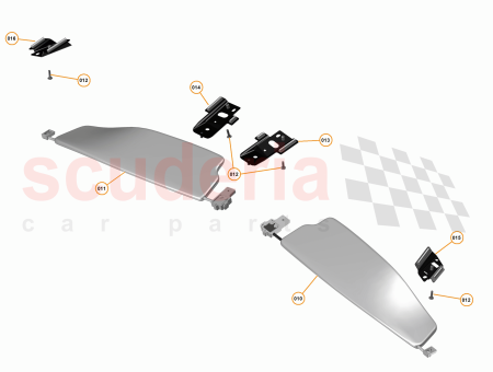 Photo of Sunvisor Alcantara LH…