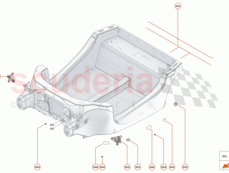 Photo of BRACKET DAMPER MOUNTING LH…