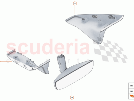 Photo of ASSY EC MIRROR TRIM HOUSING LH…