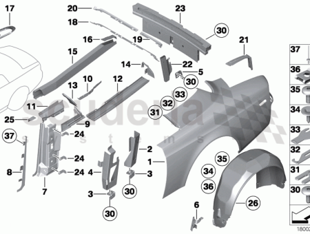 Photo of LEFT TAIL TRIM 41 00…