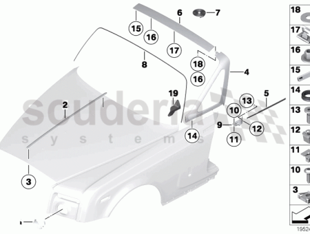 Photo of ABDECKUNG SEITENFENSTER LINKS 51 13…