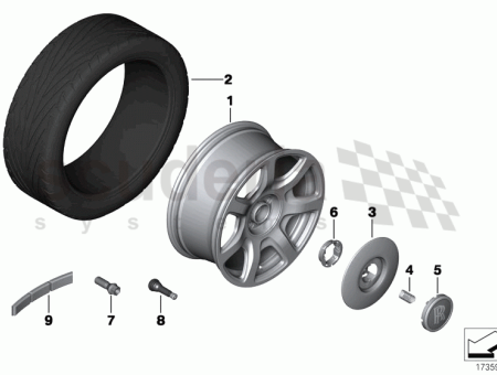 Photo of SCHEIBENRAD LEICHTMETALL BICOLOR 36 11…