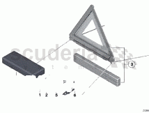 Photo of WARNDREIECK MIT BEH LTER 71 60…