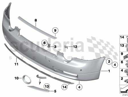 Photo of ABDECKUNG STOSSSTANGE VORNE 51 11…