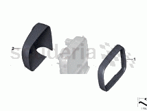 Photo of SUPPORT RING AUSSENSPIEGEL CHROM RECHTS 51 16…