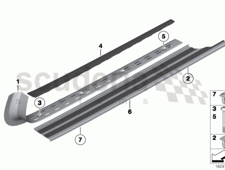 Photo of ABDECKUNG VERKLEIDUNG EINSTIEG RECHTS 51 47…
