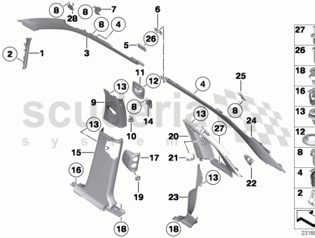 Photo of VERKLEIDUNG C S ULE VORNE RECHTS 51 43…