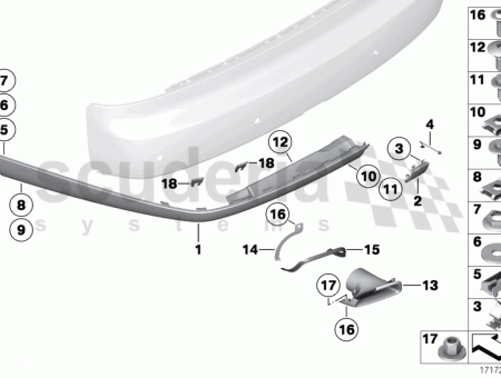 Photo of STOSSSTANGE GRUNDIERT HINTEN UNTEN RECHTS 51 12…