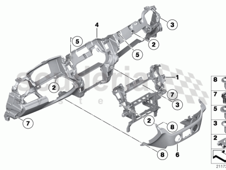 Photo of VERKLEIDUNG ARMATURENBRETT UNTEN 51 45…