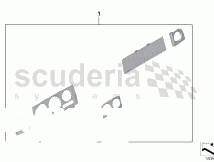 Photo of INSTALLIEREN KIT INSTR PANEEL HOLZ MITTE 51 45…