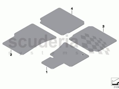 Photo of FUSSMATTE BEIFAHRERSEITE 51 47…
