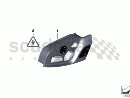 Photo of SCHALTER F R SITZVERSTELLUNG RECHTS…