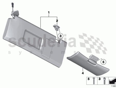 Photo of SONNENBLENDEN HALTERUNG 51 16…