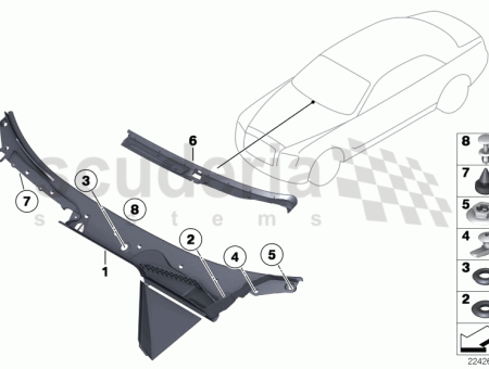 Photo of ABDECKUNG WINDSCHUTZSCHEIBE 51 71…